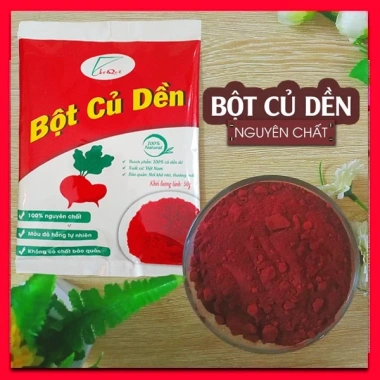 Bột Củ Dền Đỏ 100% - Tạo Màu Đỏ Hồng cho Bánh Kẹo, Đồ Uống, Giá 13.500đ