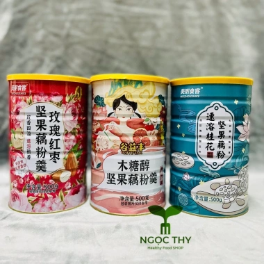 Bột Củ Sen Hòa Tan Mix Hạt Dinh Dưỡng – Thay Thế Bữa Ăn Tiêu Chuẩn, Ít Calo, Giàu Chất Xơ, Giá 16,000₫ 8