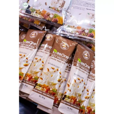 Bột Đạm Protein Thực Vật DasOne NatureWorks Hạnh Nhân 20 Gói - 550.000 VND, Hỗ Trợ Tăng Cơ 6