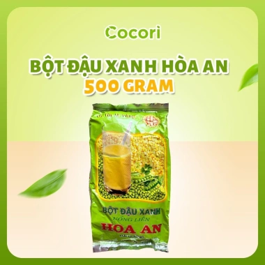 Bột Đậu Xanh Hòa An Cocori 500g - Giảm giá 23% - Dinh dưỡng cao, hỗ trợ sức khỏe