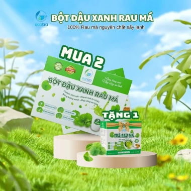 Bột Đậu Xanh Rau Má Đường Ogranic Sấy Lạnh Thực Dưỡng Nghiền Mịn Cối Đá Giữ Dưỡng Chất Giảm Giá 250k 2