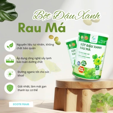 Bột Đậu Xanh Rau Má Đường Ogranic Sấy Lạnh Thực Dưỡng Nghiền Mịn Cối Đá Giữ Dưỡng Chất Giảm Giá 250k 3
