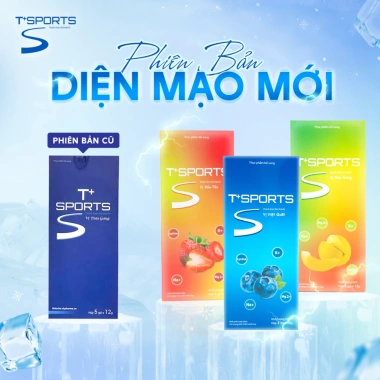 Bột Điện Giải T+SPORTS 17,6 CALO – Bù Muối Khoáng, Tăng Sức Bền & Thể Lực, Chỉ 79.000₫ 8