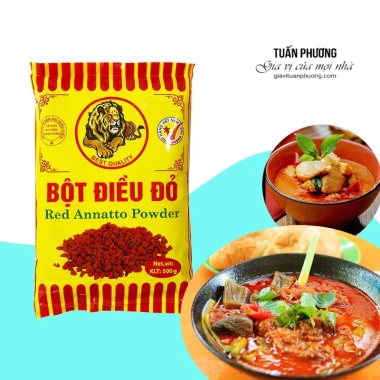Bột Điều Đỏ - Gia Vị Nấu Ăn Hảo Hạng, Giá Chỉ 16.000đ, Thơm Ngon, Dễ Dùng