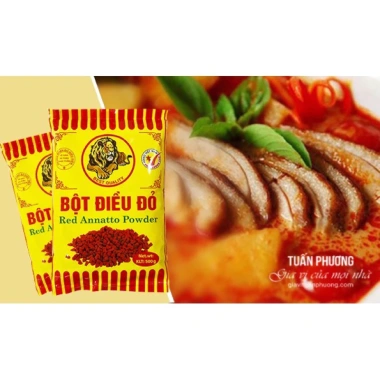 Bột Điều Đỏ - Gia Vị Nấu Ăn Hảo Hạng, Giá Chỉ 16.000đ, Thơm Ngon, Dễ Dùng