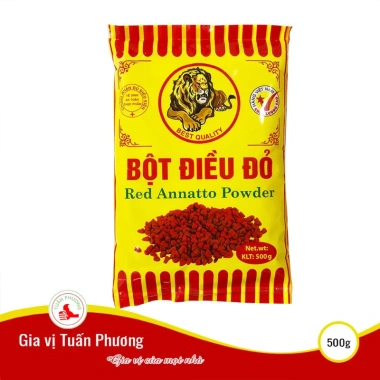 Bột Điều Đỏ - Gia Vị Nấu Ăn Hảo Hạng, Giá Chỉ 16.000đ, Thơm Ngon, Dễ Dùng
