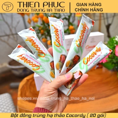 Bột Đông Trùng Hạ Thảo Cocordy 20 gói 20g - Chỉ 280.000, tăng sức đề kháng 2