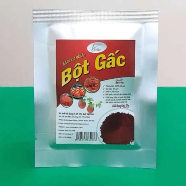 Bột gấc đỏ khô 100% nguyên chất hàng loại 1 - Dùng nấu xôi đỏ, bánh kẹo, thạch, mứt dừa - 10g/20g/50g giá 14.500₫ 4