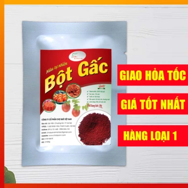 Bột gấc đỏ khô 100% nguyên chất hàng loại 1 - Dùng nấu xôi đỏ, bánh kẹo, thạch, mứt dừa - 10g/20g/50g giá 14.500₫ 8