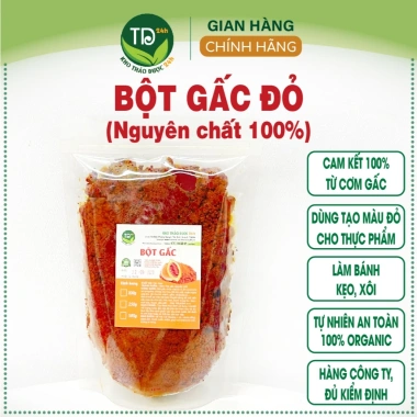 Bột gấc đỏ nguyên chất - Màu hương tự nhiên xôi, bánh kẹo, thạch dừa, rau câu, chè - 28.989 VND 2