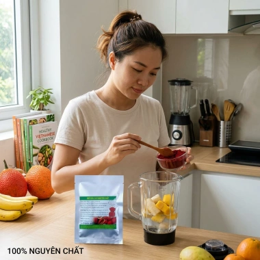 Bột gấc khô 50g nguyên chất 100% - Dùng cho xôi gấc đỏ, tạo màu bánh kẹo, đồ uống, thạch - 38.600₫