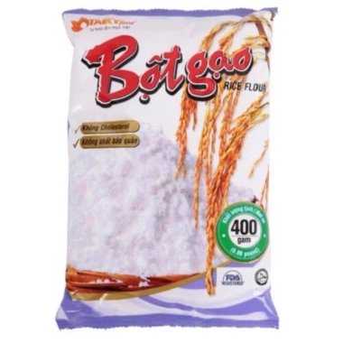 Bột gạo 400g nguyên chất, dinh dưỡng cao, dễ nấu, giảm giá 24.000đ - Mua ngay