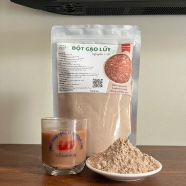 Bột gạo lứt 500g Nuts Food - Giảm cân, lợi sữa, da đẹp, sức khỏe tốt, giảm 17%