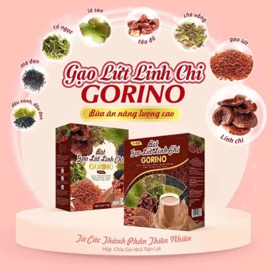 Bột Gạo Lứt Linh Chi Gorino - Bữa Ăn Thay Thế Giảm Cân, Kiểm Soát Cân Nặng, 65.000 VND 2