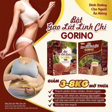 Bột Gạo Lứt Linh Chi Gorino Ngũ Cốc Ăn Kiêng - Lợi Sữa Mẹ Sau Sinh, Giảm Cân 64k 3