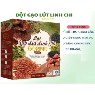 Bột Gạo Lứt Linh Chi GORNO 15 gói x 15g – Dinh dưỡng cao, giá chỉ 23.600₫ 9