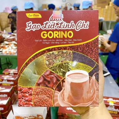Bột gạo lứt linh chi mè đen giảm cân tốt - Nguyên chất, ăn kiêng, giá 65k