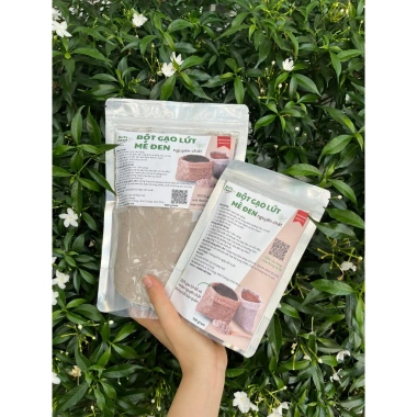 Bột gạo lứt mè đen Nuts Food 500g - Giảm cân, ăn kiêng, lợi sữa, da đẹp, chỉ 61k
