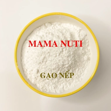 Bột Gạo Nếp Mama Nuti Siêu Mịn Nguyên Chất – Giá 34.900đ, Dùng Làm Bánh và Món Ăn 2