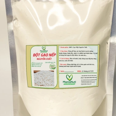 Bột Gạo Nếp Mama Nuti Siêu Mịn Nguyên Chất – Giá 34.900đ, Dùng Làm Bánh và Món Ăn 6