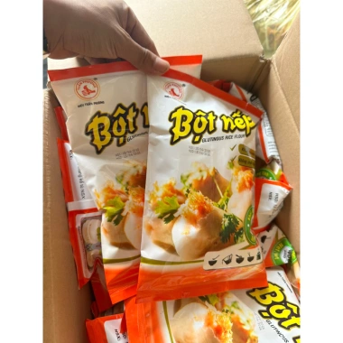 Bột gạo nếp Tuấn Phương 400g nguyên chất - Giá ưu đãi 24.900₫, ngon làm bánh và chè