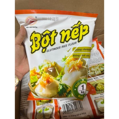 Bột gạo nếp Tuấn Phương 400g nguyên chất - Giá ưu đãi 24.900₫, ngon làm bánh và chè