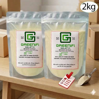 Bột Gelatin 500g 250 Bloom - Độ bền cao, giá ưu đãi 130k, phù hợp làm bánh 8