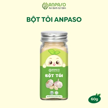 Bột gia vị Anpaso – Hành, tỏi, nghệ, sả, gừng, dậy vị món ăn cho bé ăn dặm