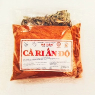 Bột gia vị Cà ri Ấn Độ Bà Tám 500g - Hương vị đậm đà, giá chỉ 230.000 VND 2 Bột gia vị Cà ri Ấn Độ Bà Tám 500g - Hương vị đậm đà, giá chỉ 230.000 VND 2