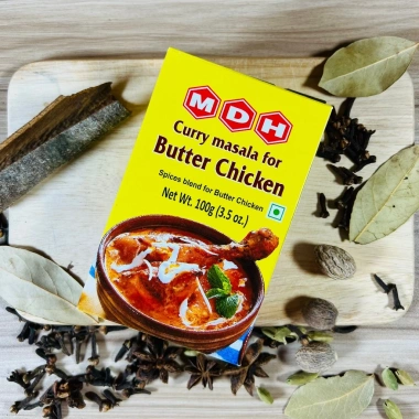 Bột gia vị cà ri bơ Gà MDH Masala 100gr - Giá chỉ 85.000₫, giảm mạnh 8 Bột gia vị cà ri bơ Gà MDH Masala 100gr - Giá chỉ 85.000₫, giảm mạnh 8