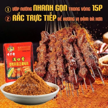 Bột gia vị rắc nướng Tứ Xuyên 100g - Cay tê, thơm ngon, chuẩn vị, chỉ 17.000₫ 2