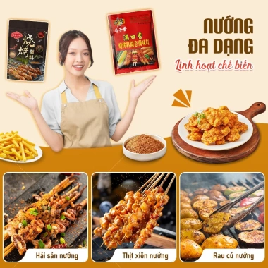 Bột gia vị rắc nướng Tứ Xuyên 100g - Cay tê, thơm ngon, chuẩn vị, chỉ 17.000₫ 3