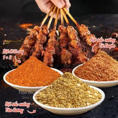 Bột gia vị rắc nướng Tứ Xuyên 100g - Cay tê, thơm ngon, chuẩn vị, chỉ 17.000₫ 5