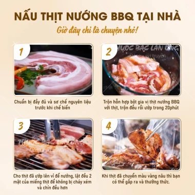 Bột gia vị ướp thịt nướng BBQ thơm ngon, giảm 23% chỉ 10.000đ 6 Bột gia vị ướp thịt nướng BBQ thơm ngon, giảm 23% chỉ 10.000đ 6