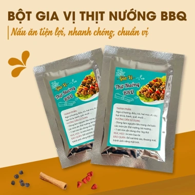 Bột gia vị ướp thịt nướng BBQ thơm ngon, giảm 23% chỉ 10.000đ 10 Bột gia vị ướp thịt nướng BBQ thơm ngon, giảm 23% chỉ 10.000đ 10
