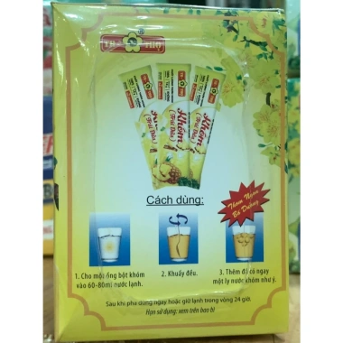 Bột giải khát hương Khóm Trái Dứa 2 Vitamin C - 18 gói 14g, giảm giá 30.000đ 4