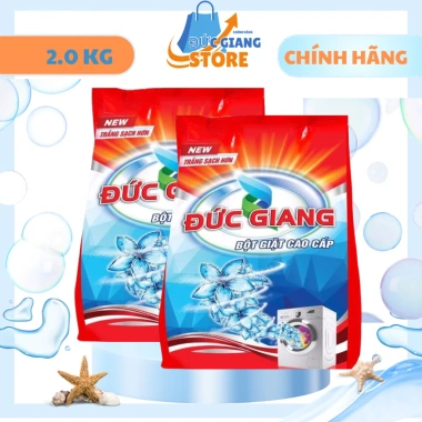 Bột Giặt Đức Giang 20kg - Giặt Sạch, Lưu Hương Thơm, Giá Siêu Rẻ 210.000đ