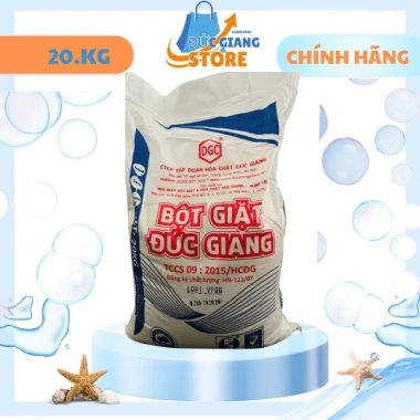 Bột giặt Đức Giang 20kg Giặt sạch, lưu hương thơm, giá siêu rẻ 335.000đ
