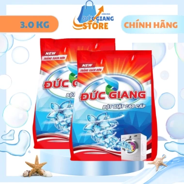 Bột Giặt Đức Giang Sạch Thơm - Giá Rẻ Nhất 35.000đ, Chính Hãng, Giặt Sạch Sâu, Thơm Lâu