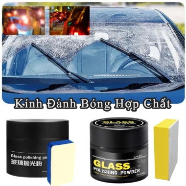 Bột Giặt Kính Đánh Bóng - Tẩy Trầy Xước, Làm Sạch Xe & Cửa Sổ, Giá 56.100₫