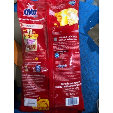 Bột giặt tay Omo 5,5kg & 5,1kg hương Comfort - Giá 242.000đ, sạch nhẹ, tiết kiệm