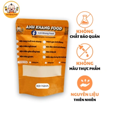 Bột Hành Nguyên Chất Loại 1 50g - Gia Vị Anh Khang Food, Ướp Thịt, Giò Chả, Xúc Xích, Chiên Xào, Ưu Đãi 42.000₫ 3