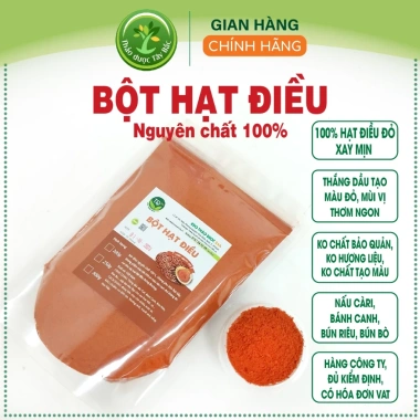 Bột hạt điều đỏ nguyên chất 100% không phẩm màu – Nấu cà ri, bò kho, bún bò, kiểm định, chỉ 24.888₫