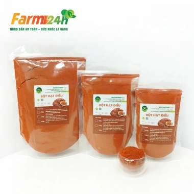 Bột hạt điều đỏ nguyên chất 100% không phẩm màu, thơm ngon – 21.000đ I Farm24h 2