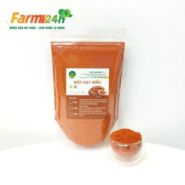 Bột hạt điều đỏ nguyên chất 100% không phẩm màu, thơm ngon – 21.000đ I Farm24h 5