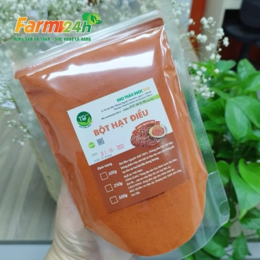 Bột hạt điều đỏ nguyên chất 100% không phẩm màu, thơm ngon – 21.000đ I Farm24h 6