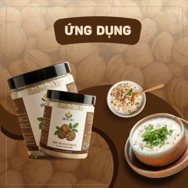 Bột hạt óc chó Xuân Sen 100 dinh dưỡng, giảm cân, ăn kiêng, mẹ bầu - chỉ 100k
