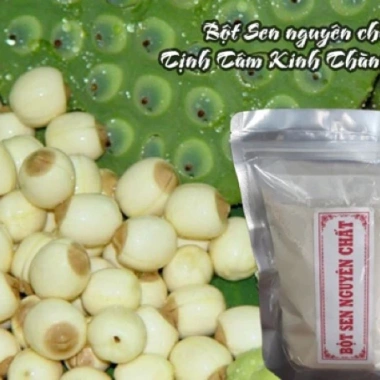Bột hạt sen nguyên chất 100% - Hỗ trợ người ốm dậy, giảm suy nhược, giá ưu đãi 140.000 VND 3 Bột hạt sen nguyên chất 100% - Hỗ trợ người ốm dậy, giảm suy nhược, giá ưu đãi 140.000 VND 3