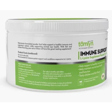 Bột hỗ trợ miễn dịch TOMLYN Immune Support 100g cho mèo - Giá ưu đãi 636.200 VND