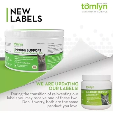 Bột hỗ trợ miễn dịch TOMLYN Immune Support 100g cho mèo - Giá ưu đãi 636.200 VND